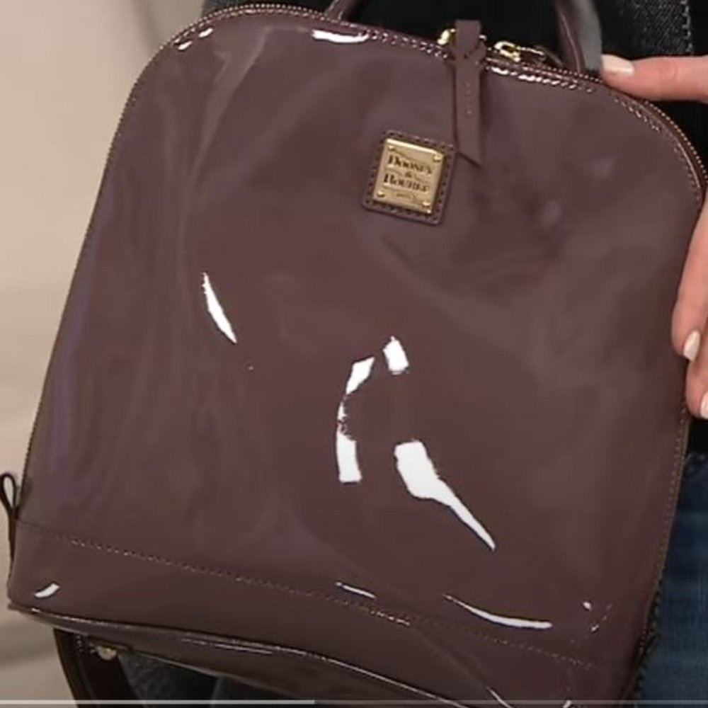 Dooney & Bourke Patent Leather Pod Backpack
